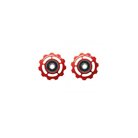 Ceramic Speed Pulley Wheels Shimano 11s Red