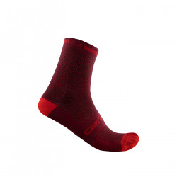 Socka Castelli Superleggera T12 Vinröd L/XL