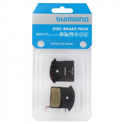 Skivbromsbelägg XTR J02A, Resin, BR-M9000, kylfläns