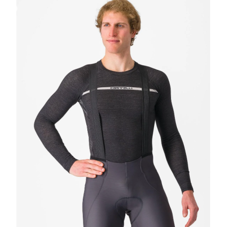 Undertröja Castelli Merino Seamless Base Layer grå