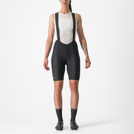 Byxa Castelli ESPRESSO WOMAN DT BIBSHORT SVART