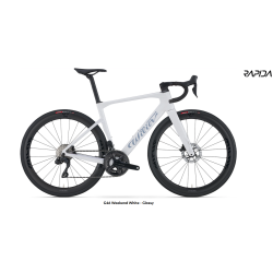 WILIER RAPIDA 105DI2 ASFALTO 45 CARBON WEEKEND WHITE GLOSSY