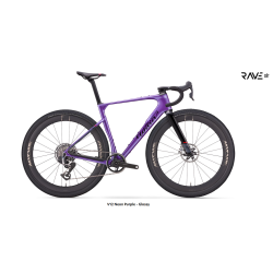 Wilier RAVE SLR ID2 GRX Di2 1x12 GR.AERO48 Fbar Neon Purple
