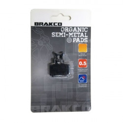 Skivbromsbelägg Brakco Organic Formula
